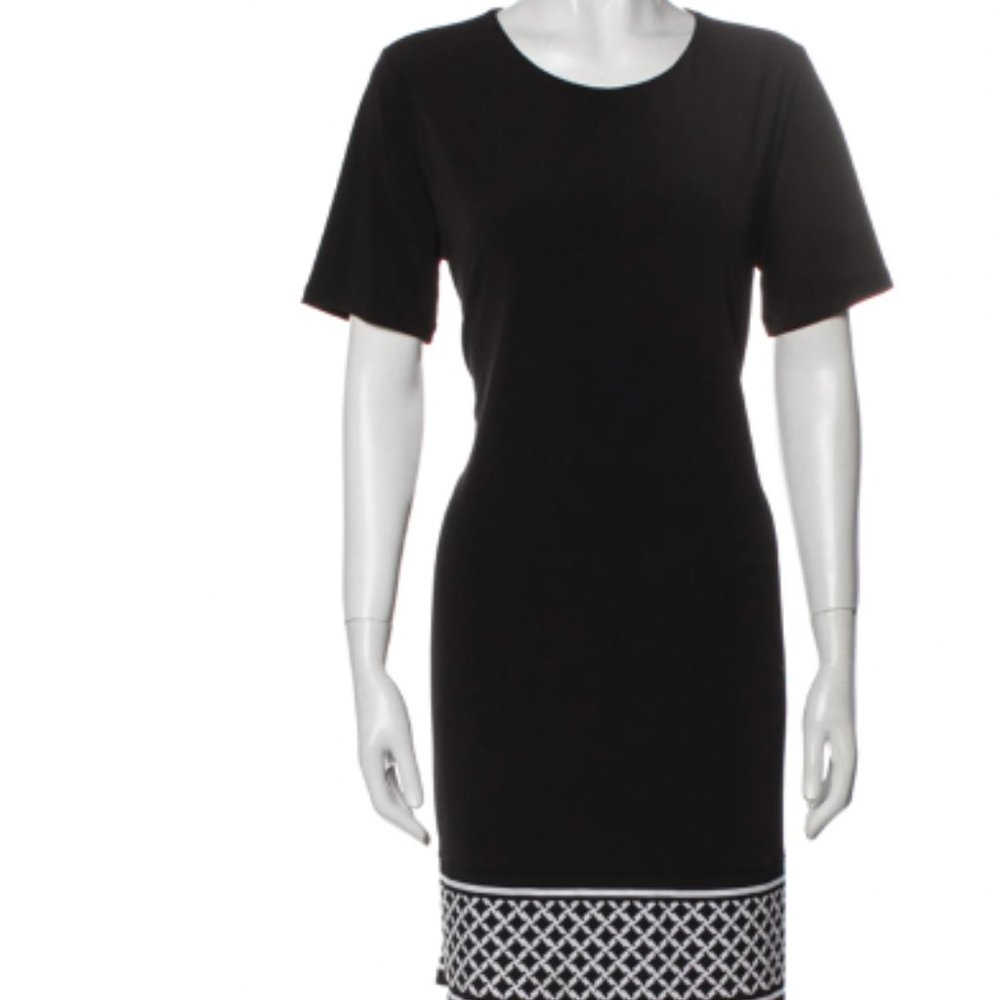Michael Kors Printed Knee Length Dress- Small